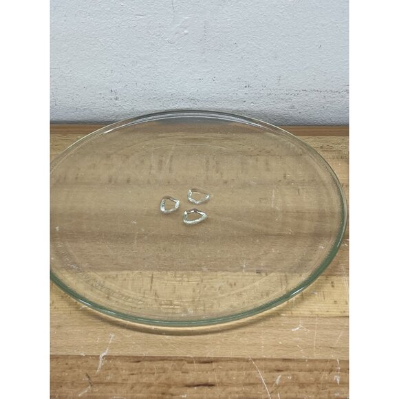 Whirlpool Microwave Glass Turntable Plate Tray w/ Support Ring For UMV1160CW - Picture 6 of 11